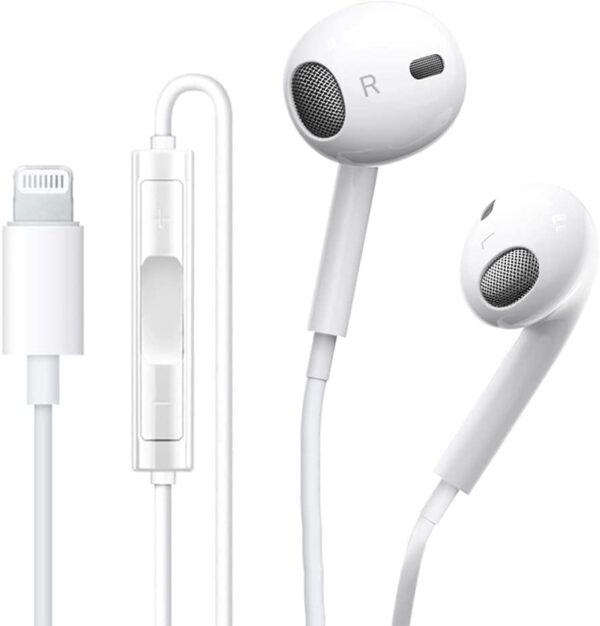Apple Earbuds Headphones w/Lightening Connector - Min. Order 12