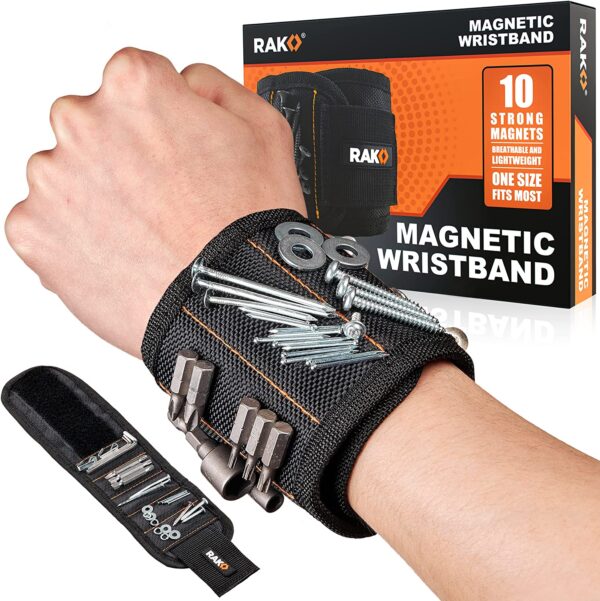 Magnetic Wristband for Holding Screws