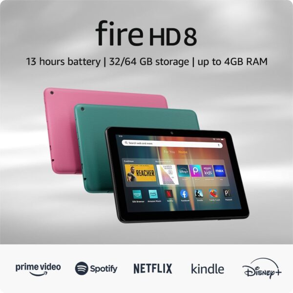 Amazon Fire Tablet 8, 8" Display 32GB