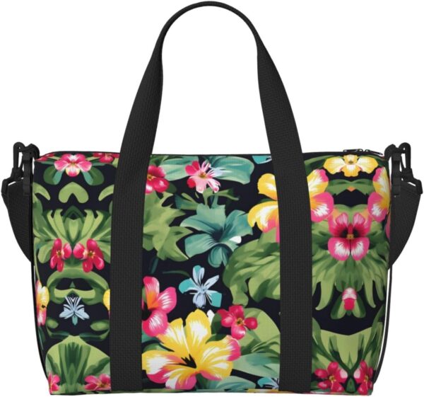 Hawaiian Flower Print Travel Bag